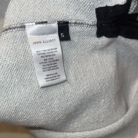 John Elliot grey hoodie HOODED VILLAIN ARCHIVE - Picture 4 of 11